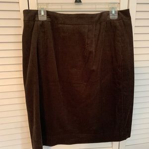 Brand new brown corduroy skirt from Anthropologie